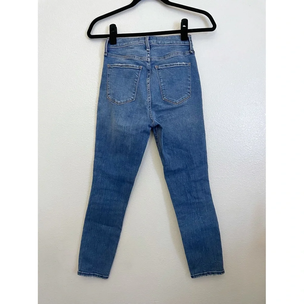 Abercrombie & Fitch Curve Love High Rise Super Skinny Ankle Jeans - Picture 12 of 13